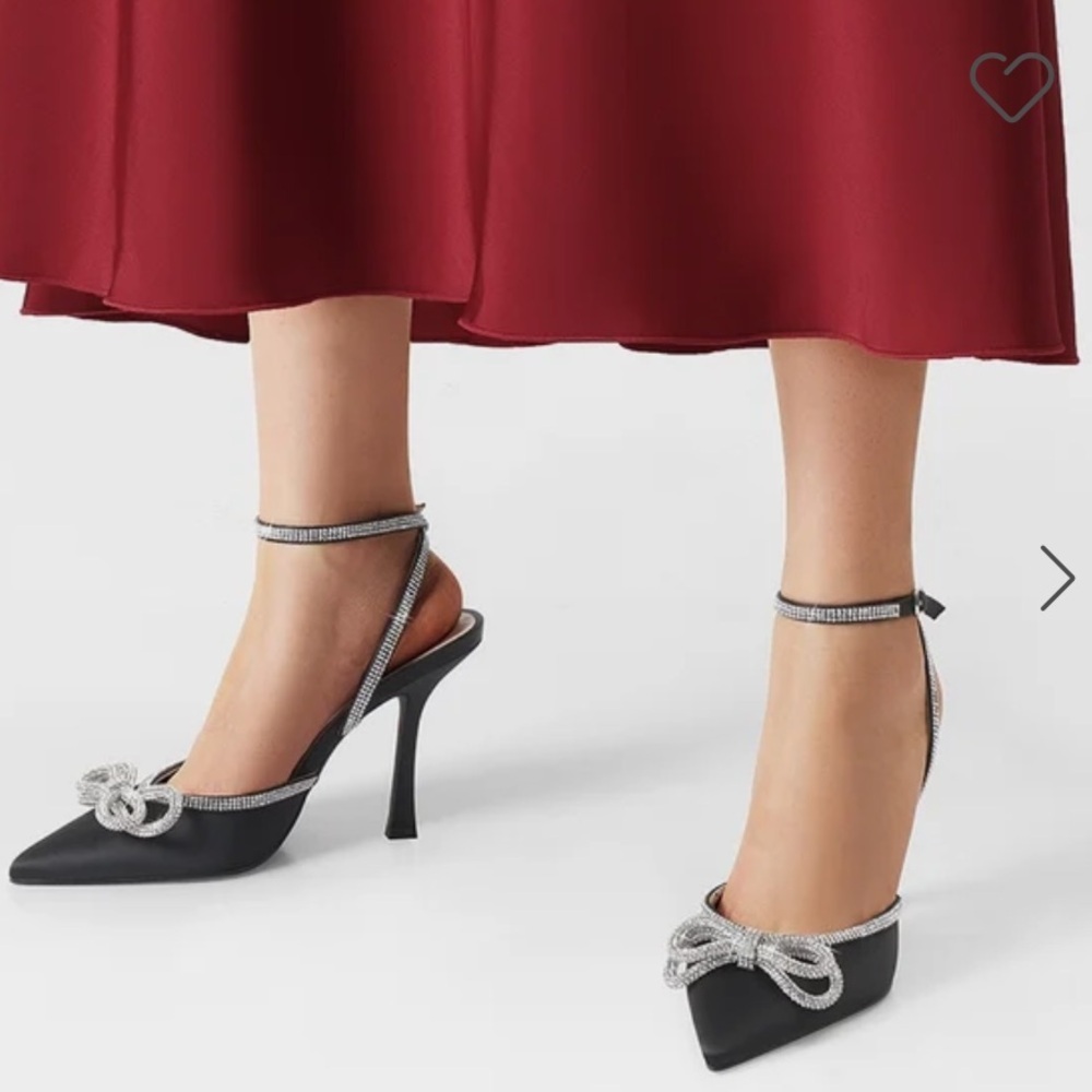 Destiny Stiletto Rhinestone Strap Pumps